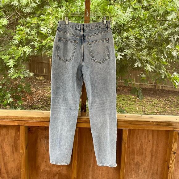 Free People We The Free Lasso Straight Leg Jeans Light Wash Size 28 - Picture 5 of 13